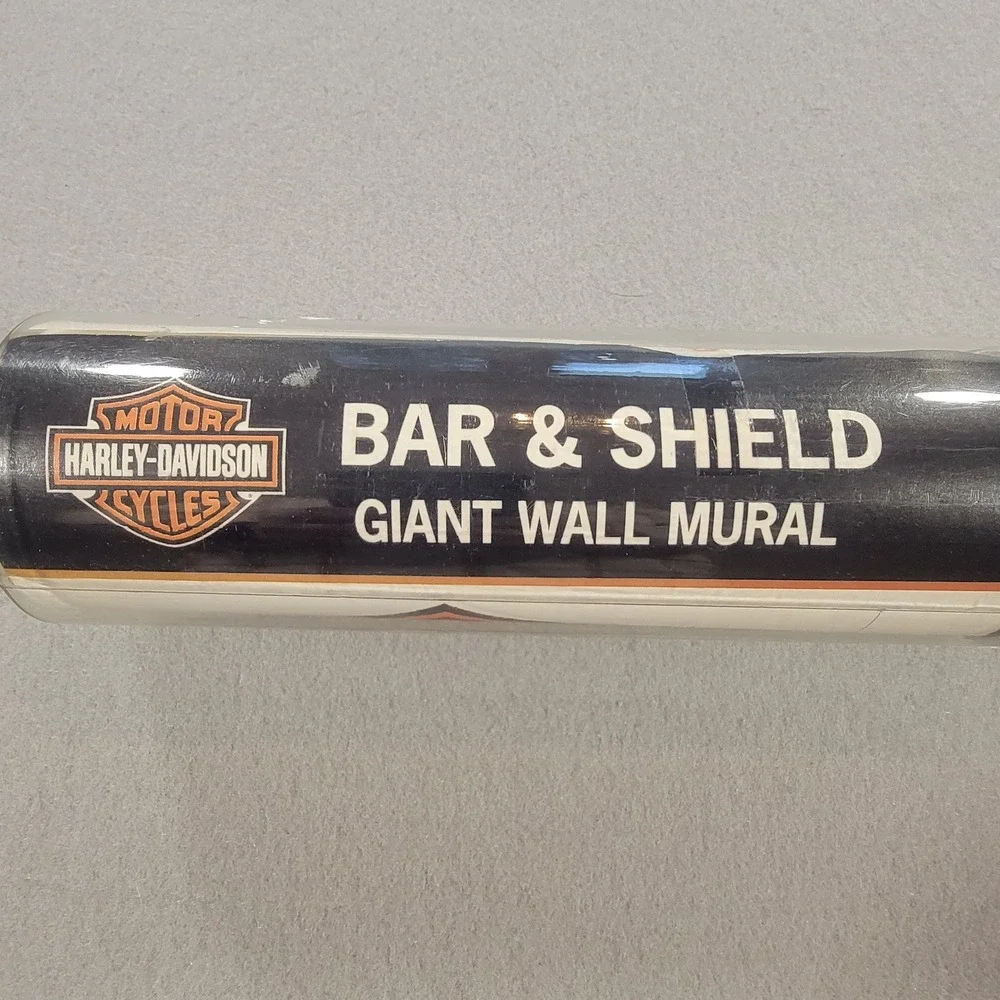 Vintage Harley Davidson Bar & Shield Giant Wall Mural Brewster‎ 2005 Motorcycle